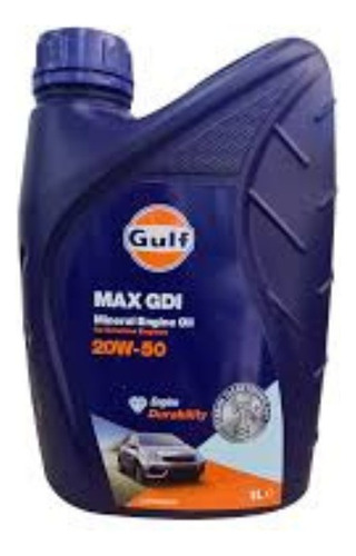 Aceite 20w50 Mineral Max Gdi 1l Gulf