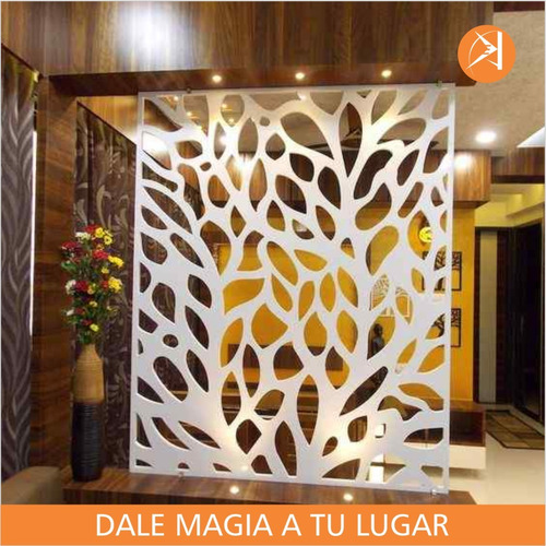 Imagen 5 de 8 de Chapa Decorativa 1,20x0,60 Mts. Muchos Diseños - Cnc