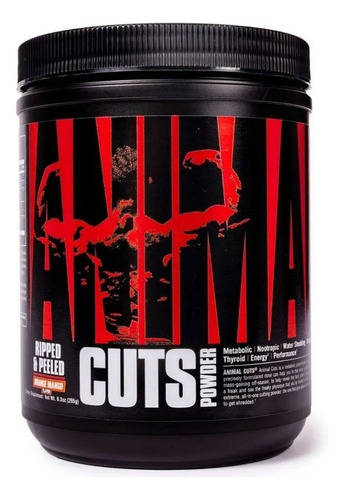 Suplemento Universal Nutrition Animal cuts powder Polvo Naranja/Mango