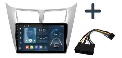 Radio Android 9 Pulgad +bisel Hyundai Accent 2012-17 + Arnes