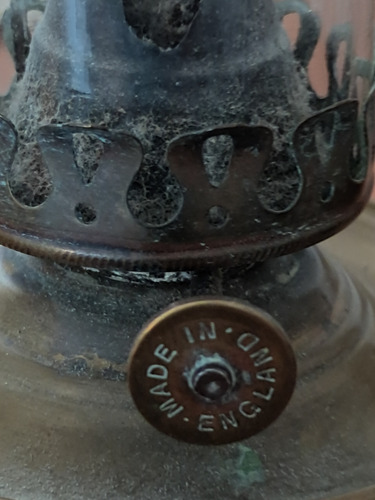 Lampara Antigua.kerosene Inglesa Tubo Sano (Usado)