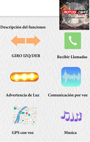 Imagen 6 de 10 de Casco Bicicleta Luz De Giro Musica Atención Telefono