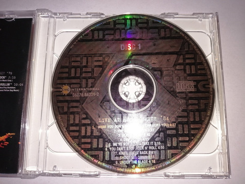 Twisted Sister - Live At Hammersmith Cd Usa Ed 1995 Mdisk (Usado)