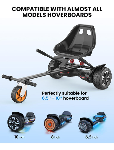 Asiento Adaptador Gyroor K2 Go Kart Para Hoverboard