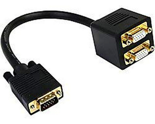 Cables Vga, Video - **** Cable Divisor De Video Vga A 2x Vga