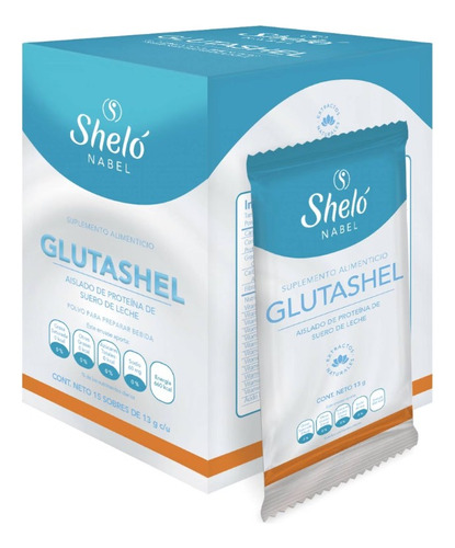 Glutashel Shelo Nabel Glutation Antioxidante 15 Sobres