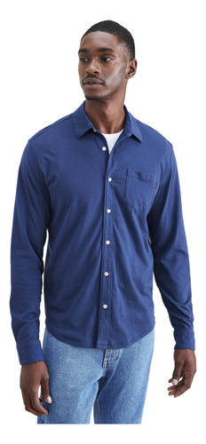 Camisa Hombre Knit Button Up Regular Fit Shirt Dockers®