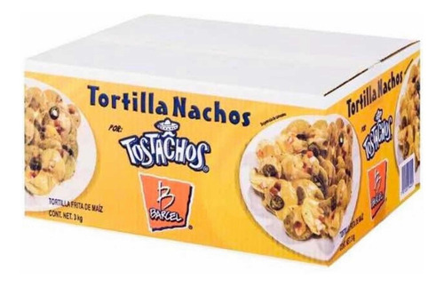 Nachos Barcel Tostachos 3 Piezas De 1 Kg C/u 2 Cajas