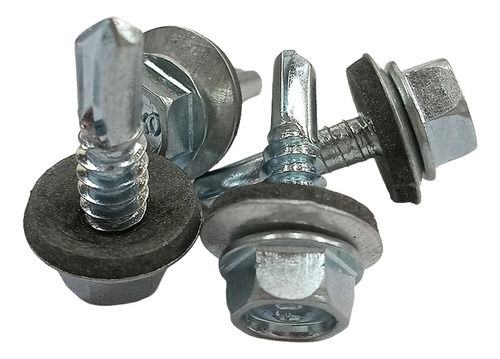 Tornillo Mecha Vulcanizada 14x1 X100u Arandela De Goma