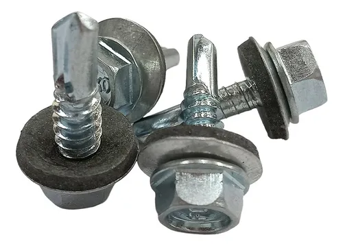 Tornillo Mecha Vulcanizada 14x1 X100u Arandela De Goma