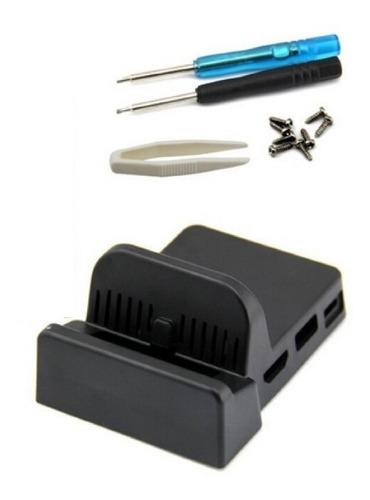 Carcasa De Reemplazo Dock Nintendo Switch Tornillos Tv