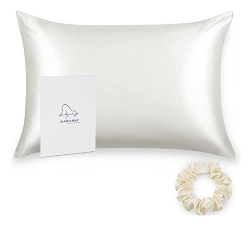 Funda De Almohada De Seda De Oso De Alaska Para Cabello Y Pi