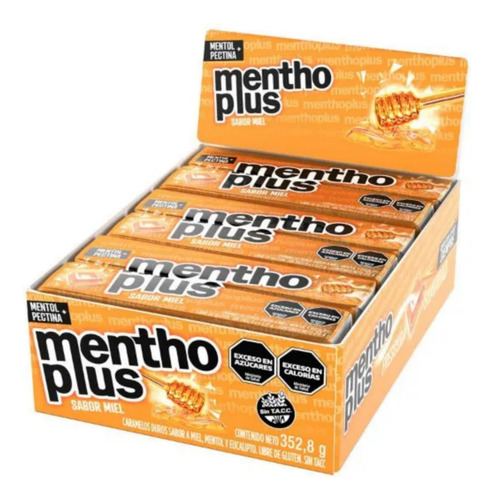 Pastillas Menthoplus Miel X12u - Tuttomax