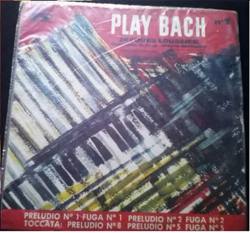 Lp Play Bach N 1 Jaques Loussier Christian Garros P Michelot