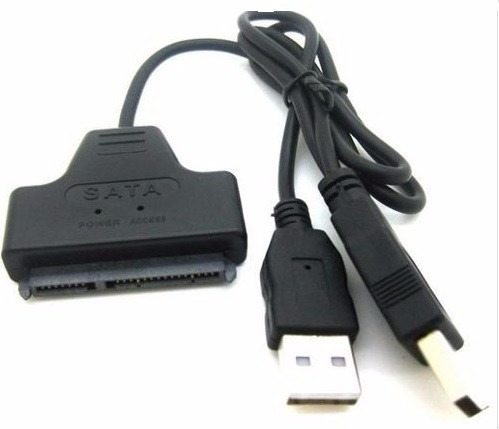 Imagen 2 de 5 de Adaptador Usb A Sata Para Discos Rigidos 2,5 O Ssd Fact A B