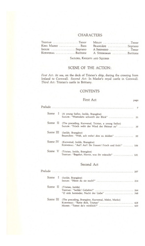 Richard Wagner: Tristan Und Isolde In Full Score.