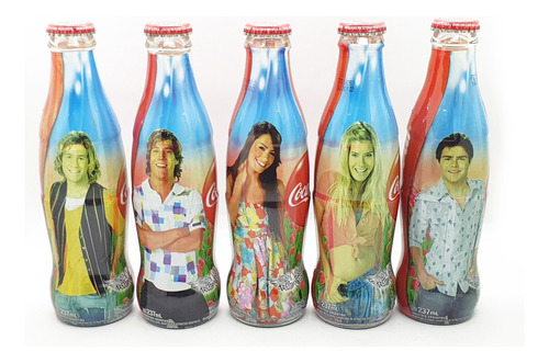 Botellas Coca Cola Coleccionables Set X5 Teen Angels