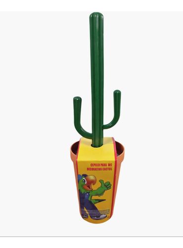 Cepillo Para Wc Decorativo Cactus Y Flor