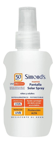 Simonds Protector Solar 50 Spf Spray 50ml