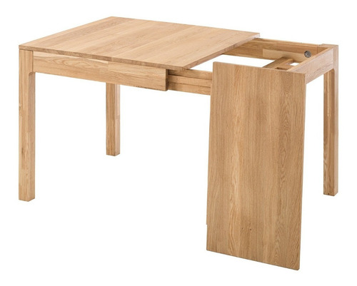 Imagen 8 de 10 de Mesa Extensible De Comedor 100% Madera Roble Ref: Maciza24