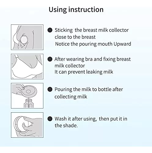 Conchas para el pecho, 2 unidades de tazas de lactancia, reutilizables,  para proteger los pezones para la lactancia, recoger las fugas de leche