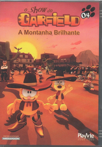 Garfield Dvd Vol. 4 A Montanha Brilhante Novo Original 