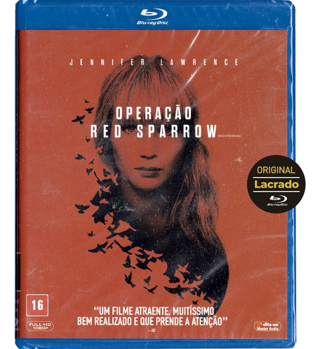 Blu-ray Operação Red Sparrow - J. Lawrence Original Lacrado