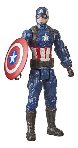 Imagem 1 de 4 de Boneco Marvel Titan Hero Capitão América - Hasbro F1342