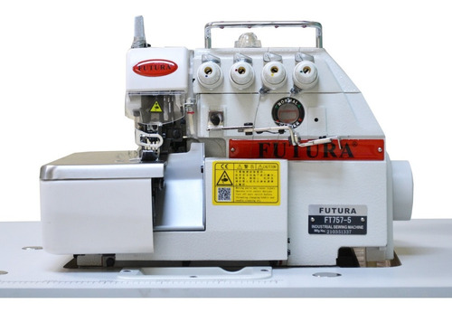 Máquina de coser Futura FT757-5 blanca 110V