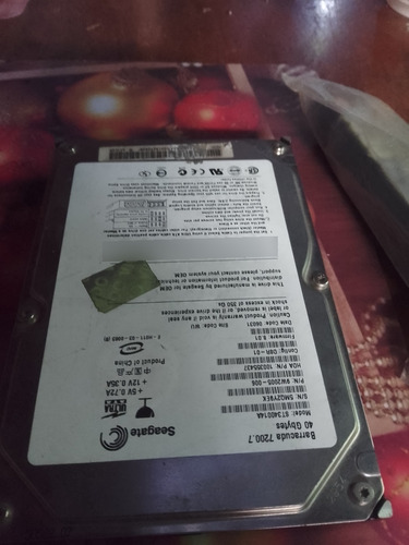 Disco Duro Ide 40 Gb Seagate  5 Memorias Ram Gratuitas Ddr1  (Reacondicionado)