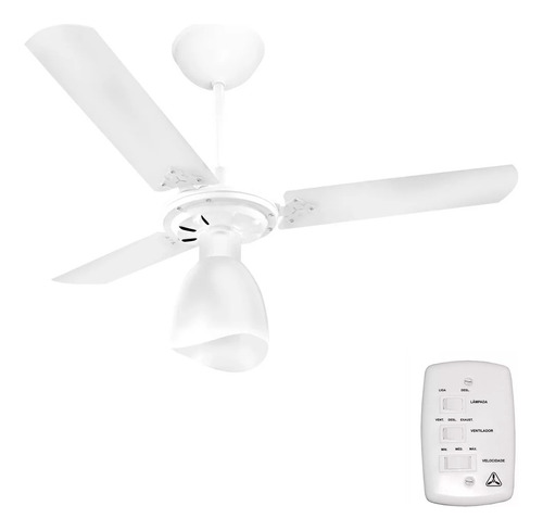 Ventilador De Teto New Delta Light C/ 3 Pás Venti-delta