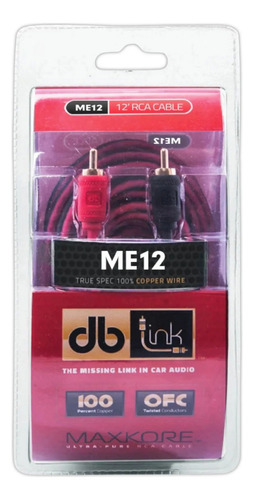Cable Rca Db Link Me12 3.65 Metros Cobre Ofc Maxkore