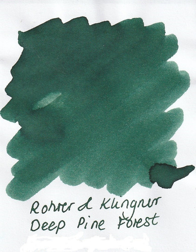Imagen 2 de 2 de Tinta Pluma Fuente Rohrer&klingner Pine Green Edic. Lim 50ml