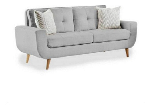 Sofa De 2 Cuerpos Mango Fabiani Plata