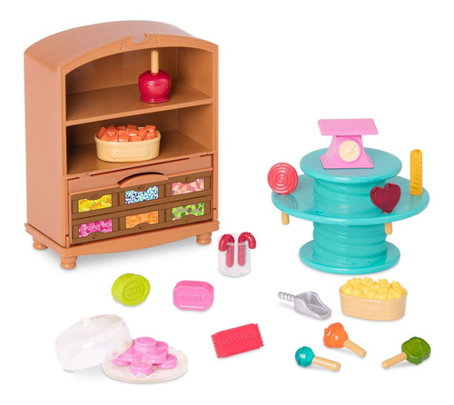 Set Accesorios Tienda De Dulces Lil Woodzeez