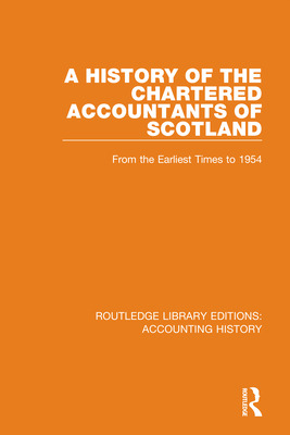 Libro A History Of The Chartered Accountants Of Scotland:...