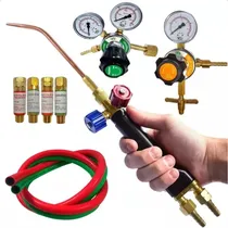 Comprar Conjunto Solda Bico Glp Reguladores Mangueira 20m Válvulas