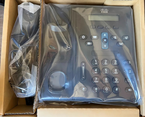 Telefone Ip Unificado 2 Linhas Tela Lcd Cp-6921 Cisco