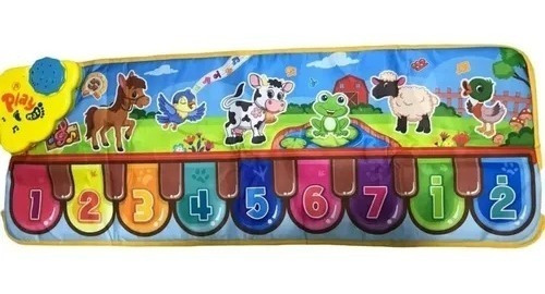 Piano Musical Para Niños Piano Music Mat Animal 