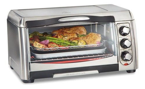 Horno Tostador Freidora De Aire Hamilton Beach 6 Rebanadas 