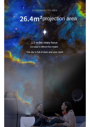 .. Lâmpada De Projetor Estrelada K5 Com Rotação De 360°,