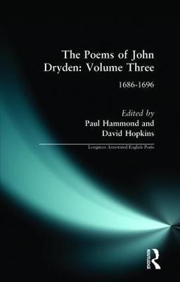 Libro The Poems Of John Dryden: Volume Three - Paul Hammond