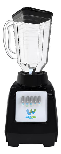 Licuadora Blueware 1.25 Lt +procesador 700ml Negra