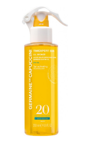 Germaine Bronceado Exprés Spf 20 Solar Aceite Res. Al Agua