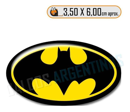 Calcomanias, Stickers, Domes C/relieve 3d Escudo Batman