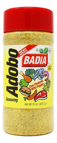 Sazonador Adobo Con Pimienta Badia 425.2gr