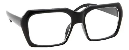 Gafas Transparentes Negras Nerd De Gran Tamaño Grinderpunch