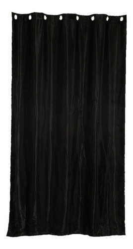 Cortinas Opacas Para Ventana (150 X 250 Cm), Color Negro