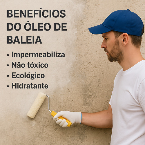 Resina Para Piso Poroso E Parede Óleo De Baleia Vbrasil 15l