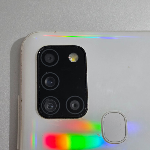 Samsung Galaxy A21s Blanco Tornasol Con Lector De Huella Blanco (Usado)
